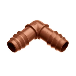 CODO ACETAL AZUD FIT PLUS MARRON 16MM 90º
